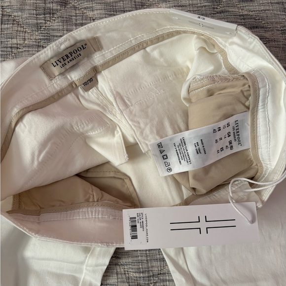 Liverpool Cropped Slim Straight Leg Pants Sz 10/30 NWT | Liverpool Loose Pants - - Picture 3 of 10